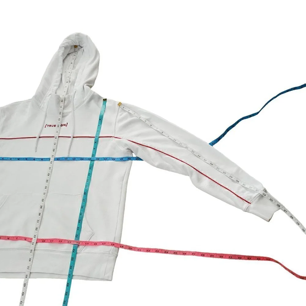 TRUE RELIGION WHITE HOODIE SIZE SMALL